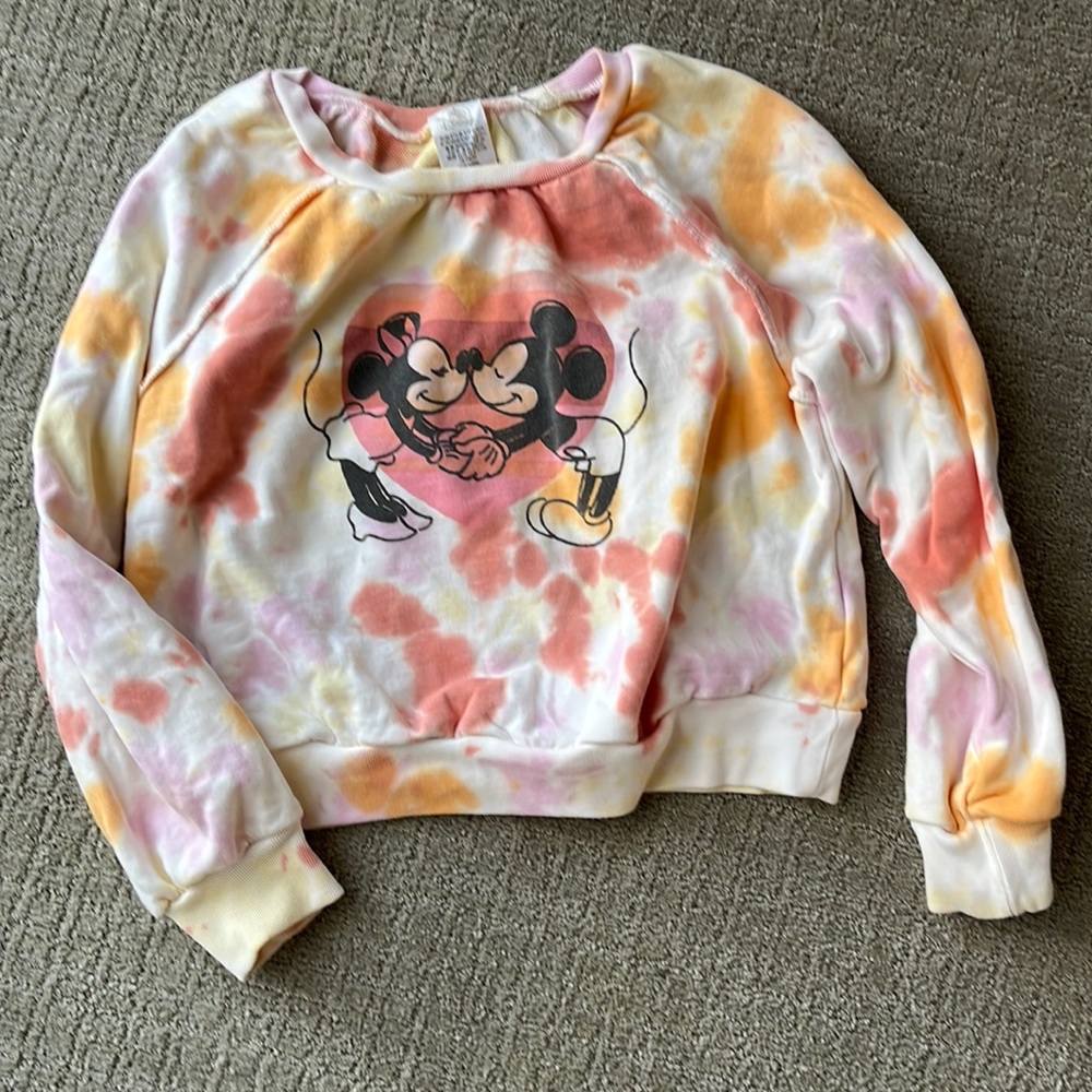 Mickey and Minnie Tie dye sweatshirt